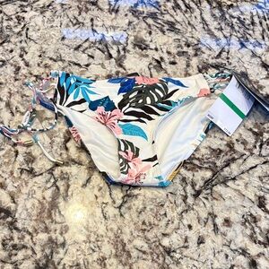 Coco Reef Multicolor Bikini Bottom with Side Ties - NWT